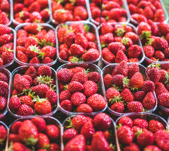 Photo of strawberries by Big Dodzy via Unsplash.